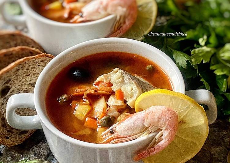 🐟Рыбная солянка