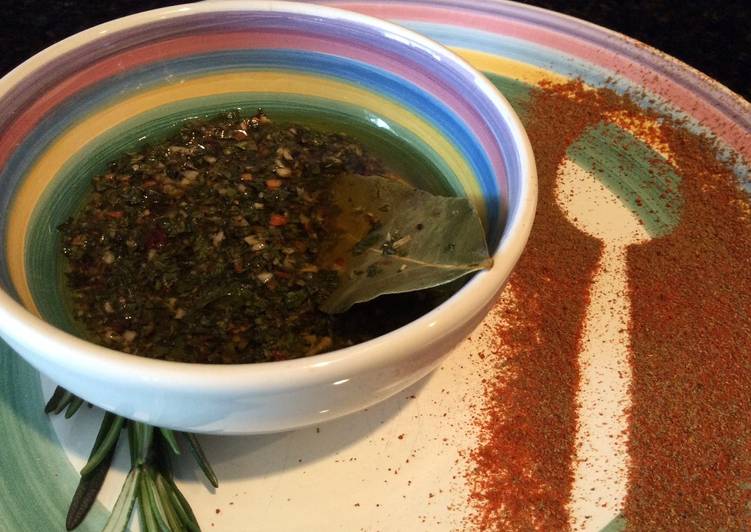 Recipe of Super Quick Homemade Argentinian Style Chimichurri Sauces (3. Special Chimichurri Sauce)