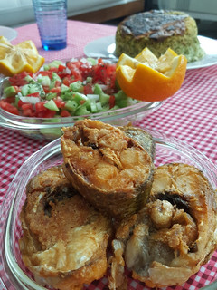 عکسی از دستور سبزی پلو با ماهی سفید