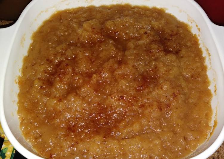 Recipe of Favorite Homemade Classic Cinnamon Applesauce