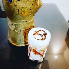 A picture of Chocolate lassi.