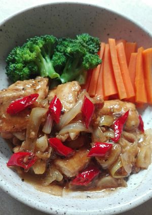 Foto resep Chicken black pepper