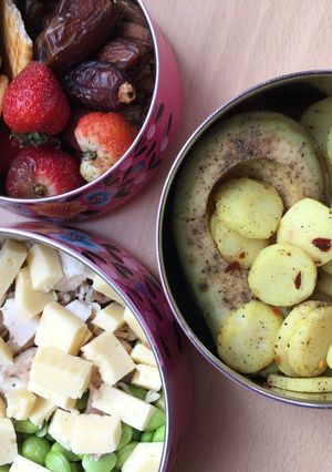 A picture of Lunch Bento or tiffin.