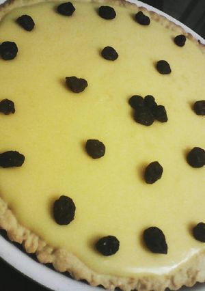 Una foto de Tarta de naranjas (orange pie) sin gluten