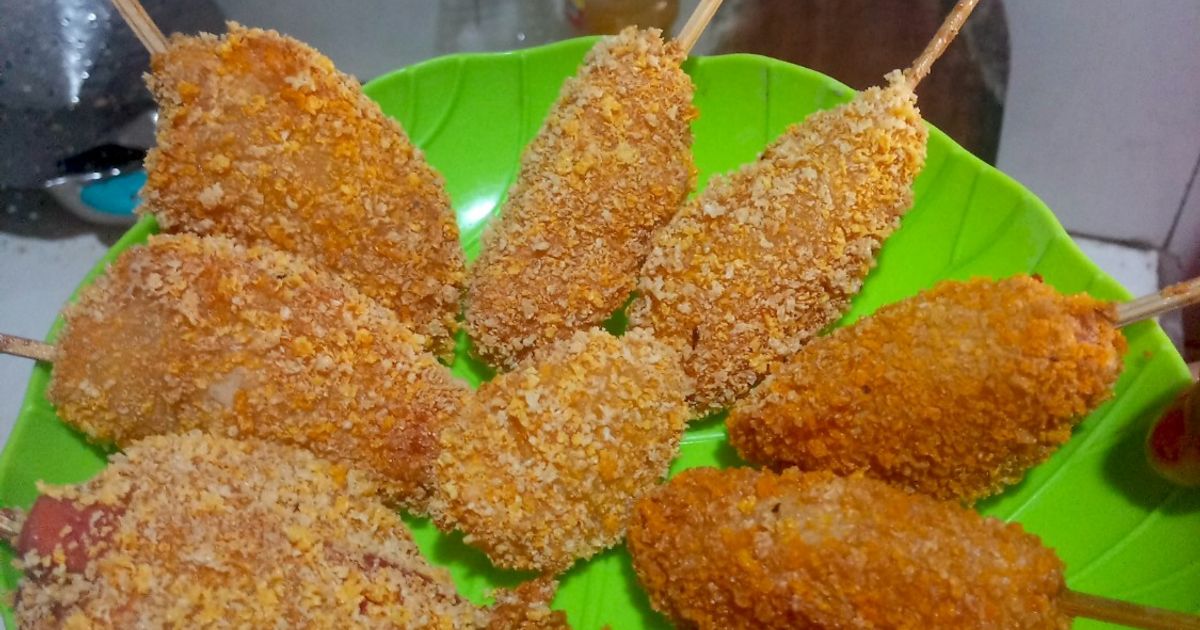 Corndog sosis simple paling enak