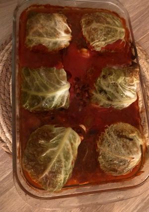 Une photo de Feuilles de chou farcies