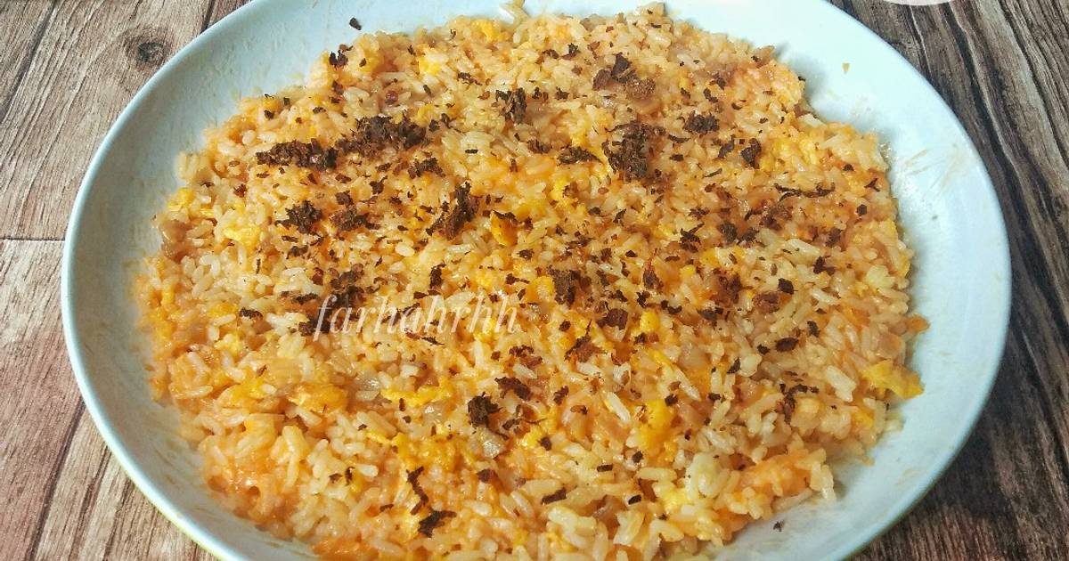 Resep Easy Mayo Fried Rice With Bon Nori oleh Farhah Cookpad
