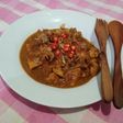Sate ayam goreng.