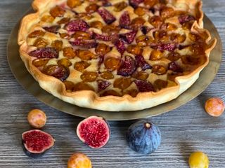 Tarte figues mirabelles