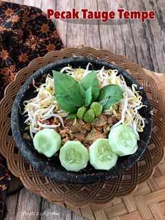 Foto resep Pecak Tauge Tempe