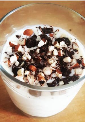 Une photo de Smoothie glacé banane
