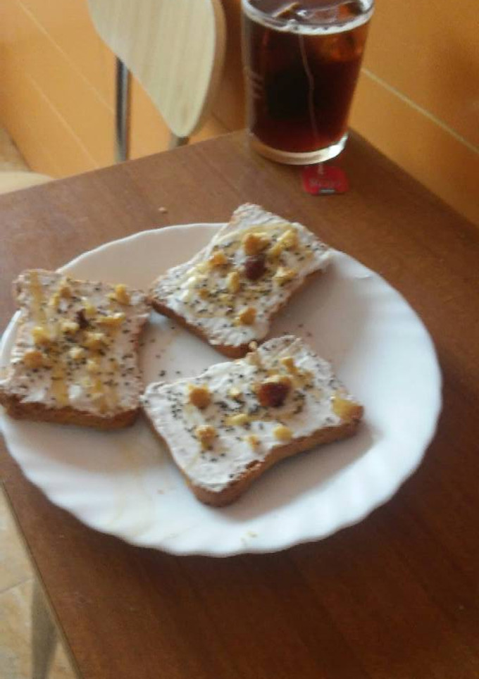 Una foto de Merienda sana - Tostaditas