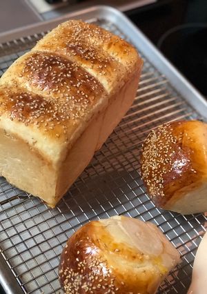 Foto resep Japanese Milk bread (loaf)
