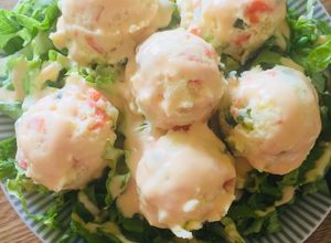 Hình của món Salad khoai tây kiểu nhật.