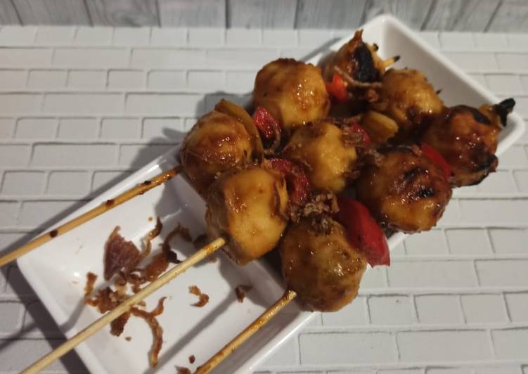 Bakso bakar paprika