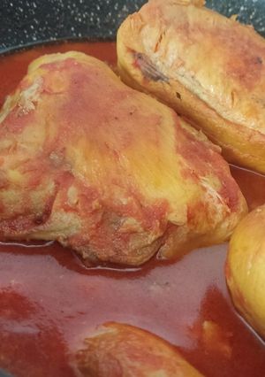 عکسی از دستور یه مرغ باطعم بی نظیر
