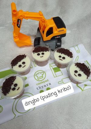 Foto resep Puding Kribo Susu Cokelat