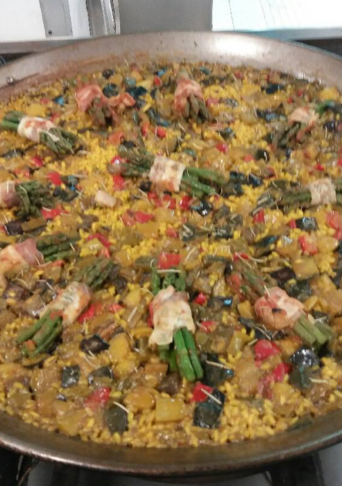 Una foto de Paella de verduras😋