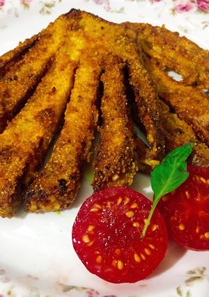 عکسی از دستور بادمجان سوخاری