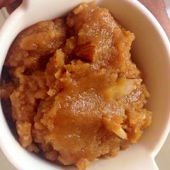 Besan halwa A picture of Besan halwa.