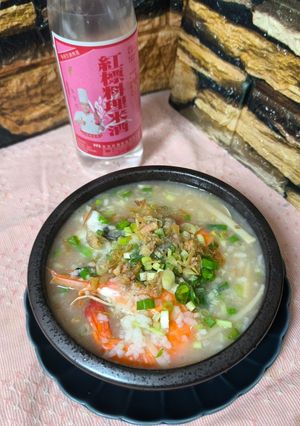 海鮮鹹粥 的食譜成品照片