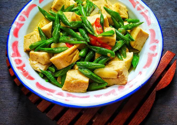 Resep Tumis Buncis Tahu Sutra yang Lezat