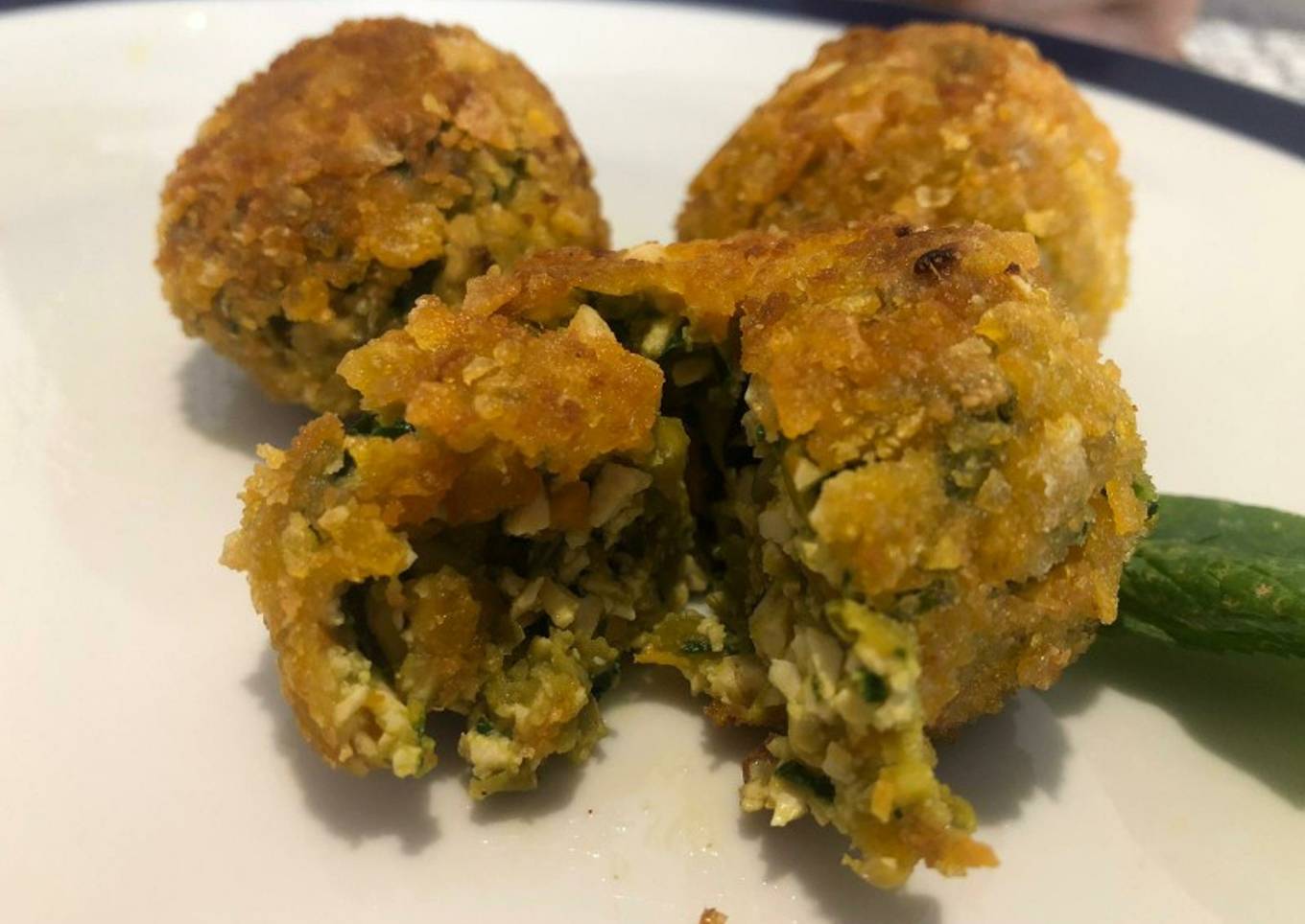Bombas crujientes de tofu y verduras 🌱😎🤘(V)