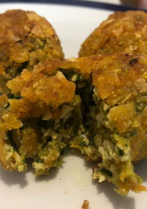 Una foto de Bombas crujientes de tofu y verduras 🌱😎🤘(V)
