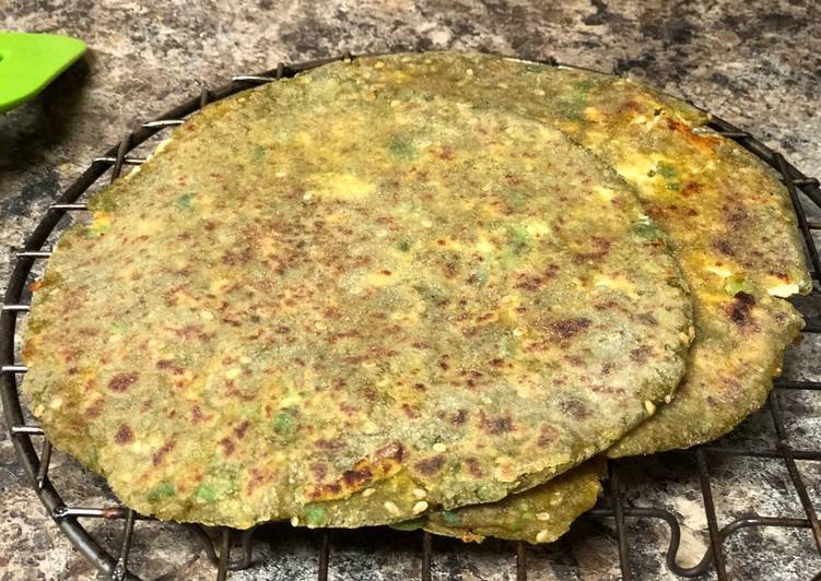 How to Make Homemade Panner stuffed Avocado paratha