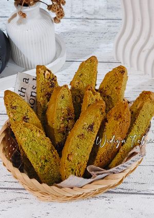 Foto resep Cranberry Green Tea Biscotti