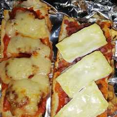 Una foto de Pan pizza