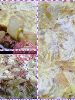 صورة لوصفة فريت أوملات بالتونة 🍟🥚🥫