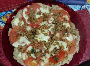 Una foto de Pizza de Avena