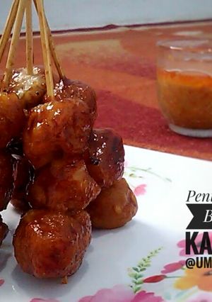 Foto resep Pentol Bakar Bumbu kacang