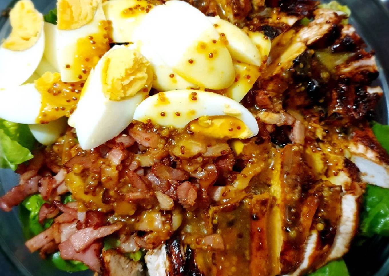 Ayam Panggang Mayonaise & Bacon Salad