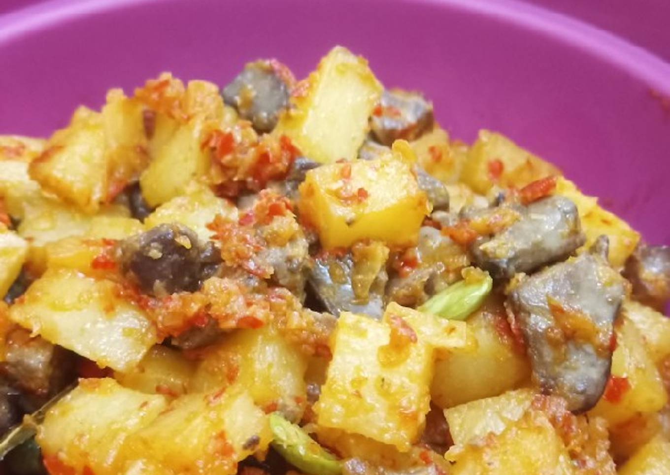 Sambal Goreng Kentang Ati Ampela