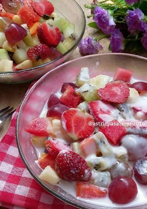 Foto resep Salad buah yogurt