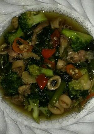 Foto resep Tumis Brokoli Cumi Asin