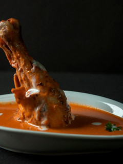 A picture of Pan chicken makhani.