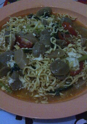 Foto resep Mie Tek-tek rebus