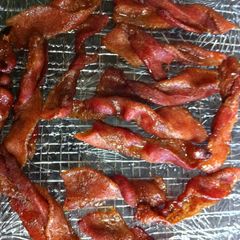 A picture of Caramelized Bacon.