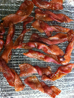 A picture of Caramelized Bacon.