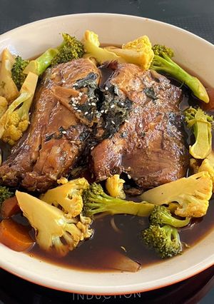 A picture of Sweet Steamed Yellowtail.