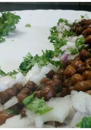 A picture of Masala chana.