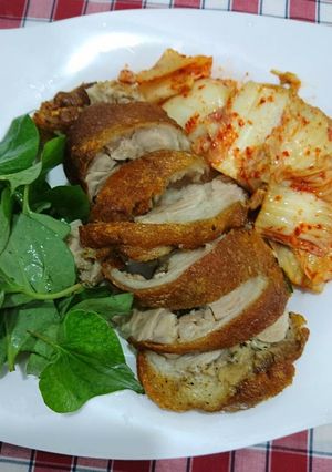 Hình của món Giò heo chiên giòn.