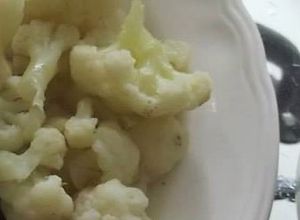 Una foto de Coliflor cocida sabor orégano