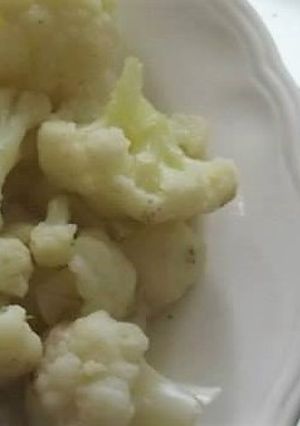 Una foto de Coliflor cocida sabor orégano