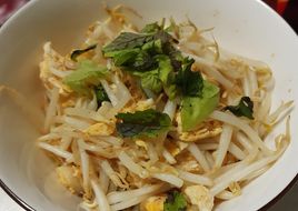 ไข่เจียวถั่วเพาะ(ถั่วงอก)