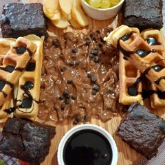 A picture of Loaded Choco Butter Board.