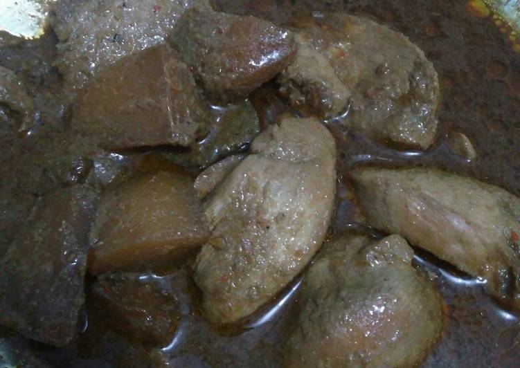 Semur ayam & kentang